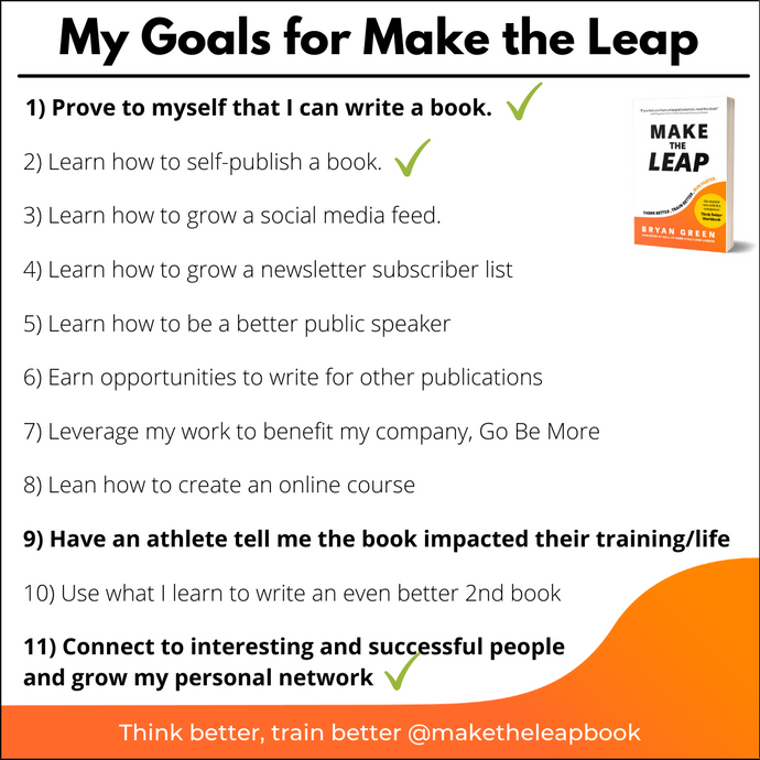 Join the Journey #1: My Goals for Make the Leap