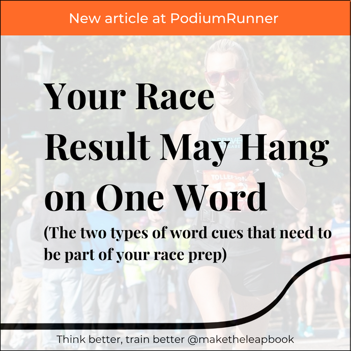 Your Race Result May Hang on One Word (PodiumRunner)