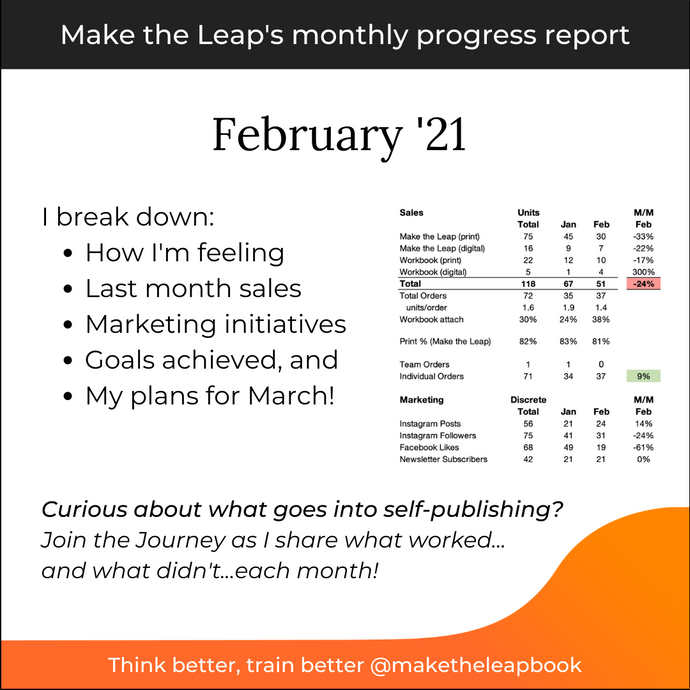 Join the Journey #3: Make the Leap's February 2021 Progress Report