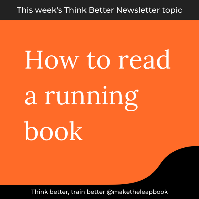 12-31-20: How to Read a Running Book